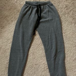 PINK grey sweatpants xsmall